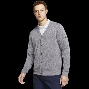 Nike Golf Grey Cardigan Sweater